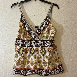 Style & co spaghetti straps blouse